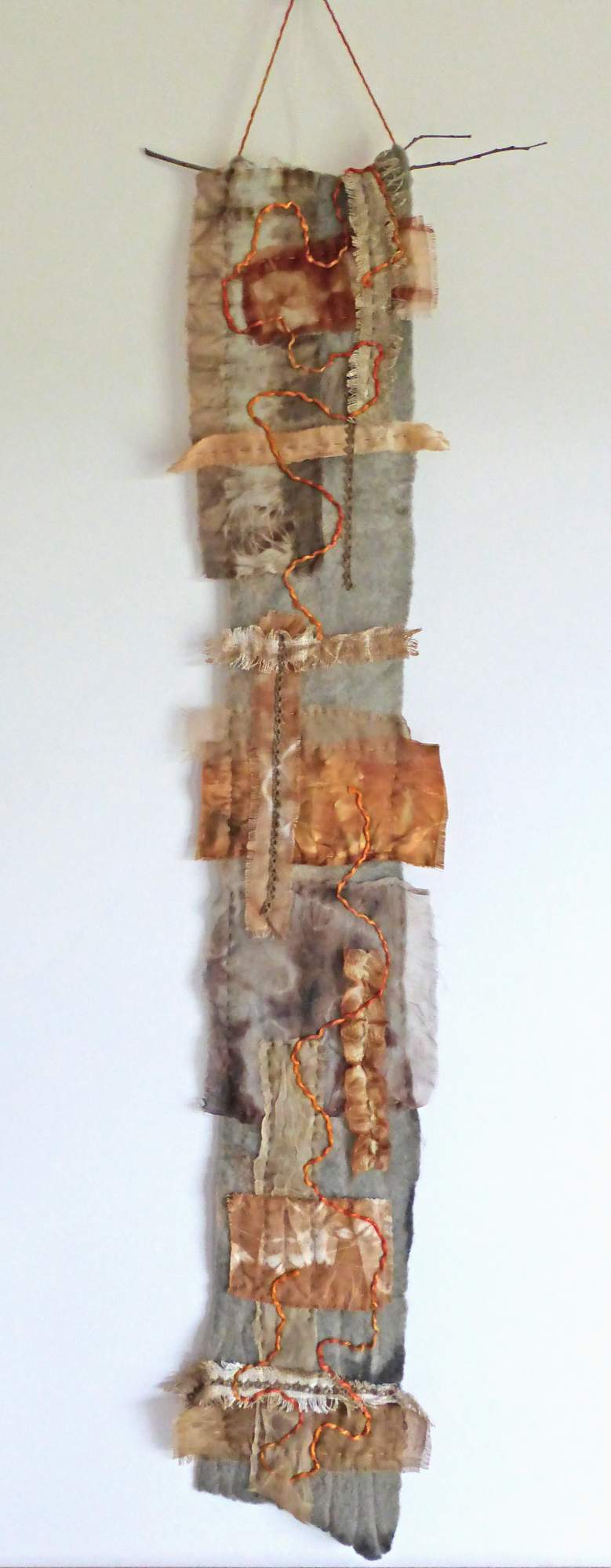 Naturally Dyed Panel by Andrea McCallum